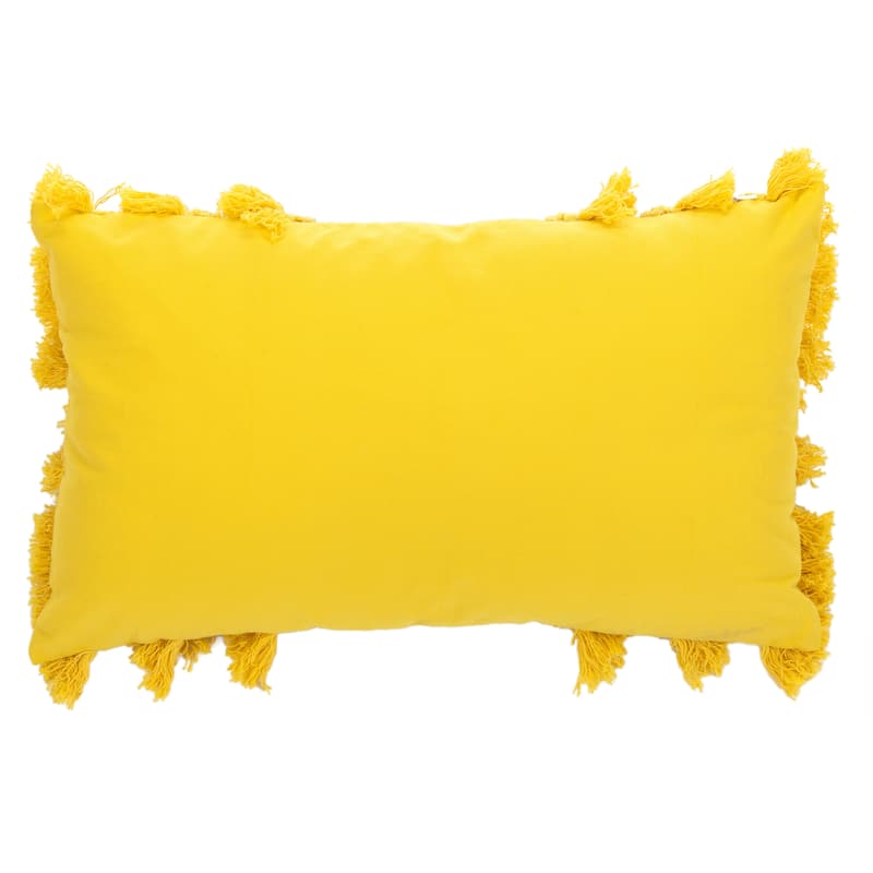 SAFAVIEH Ilmi Boho Fringe Decorative Accent Throw Pillow