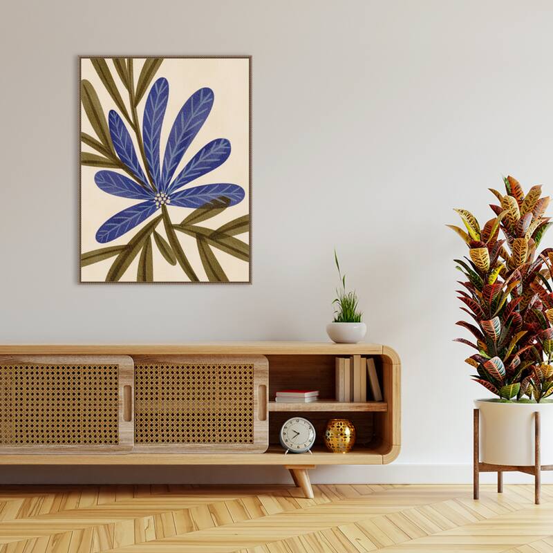 Bold Blossom by Nikita Jariwala Framed Canvas Wall Art Print