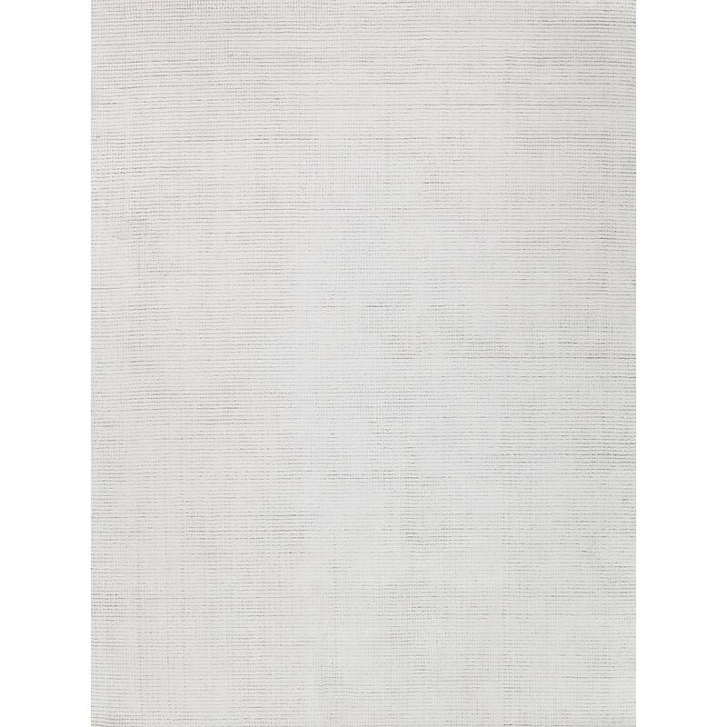 Exquisite Rugs Manhattan Handmade Handloomed Polyester Ivory Area Rug