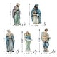 preview thumbnail 13 of 77, Glitzhome 12pcs Resin Christmas Multi/ Blue/ Ivory Nativity Figurines Set