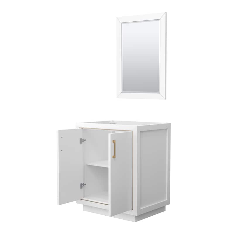 Icon Single Bathroom Vanity Cabinet, 24-Inch Mirror