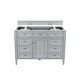 preview thumbnail 4 of 32, James Martin Vanities Brittany 48" Single Vanity, Urban Gray Urban Gray Cabinet Base Only - No Top