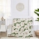 preview thumbnail 1 of 4, Sweet Jojo Designs Boho Flower Floral Girl Nursery Crib Bedding Set Ivory Shabby Chic Bohemian Watercolor Garden Modern Fringe