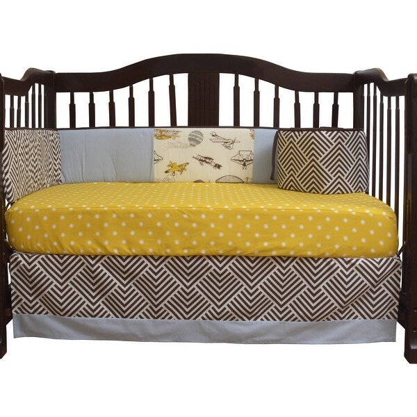 Airplane baby cheap crib bedding
