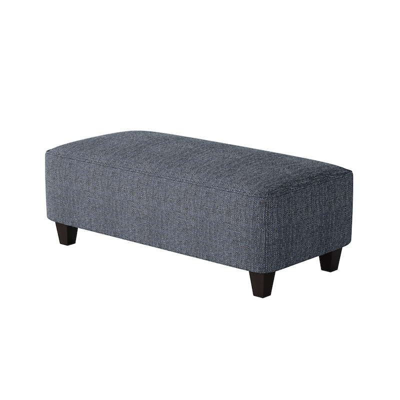 Sugarshack Navy 49" Wide Cocktail Ottoman