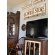 Farmhouse Sign Vintage General Store Design in White