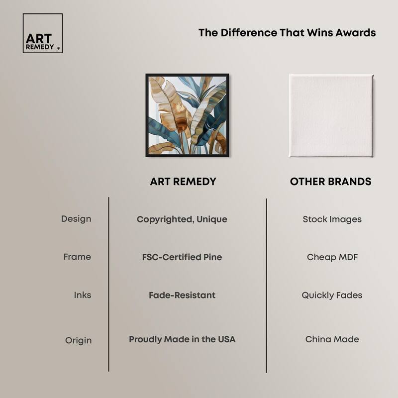 Paradise Fronds II Canvas by Art Remedy