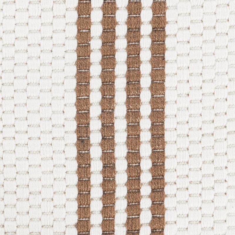 Villa by Classic Home Sorrento Handwoven Performance Stripe Fabric Rug