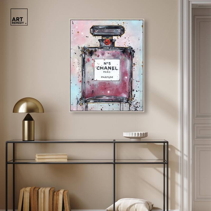 Doll Memories - Abstract Perfume Canvas by Art Remedy