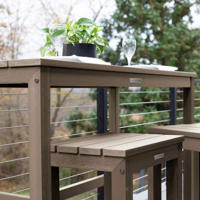 HIGHWOOD Monroe Modern Counter-Height Dining Balcony Set