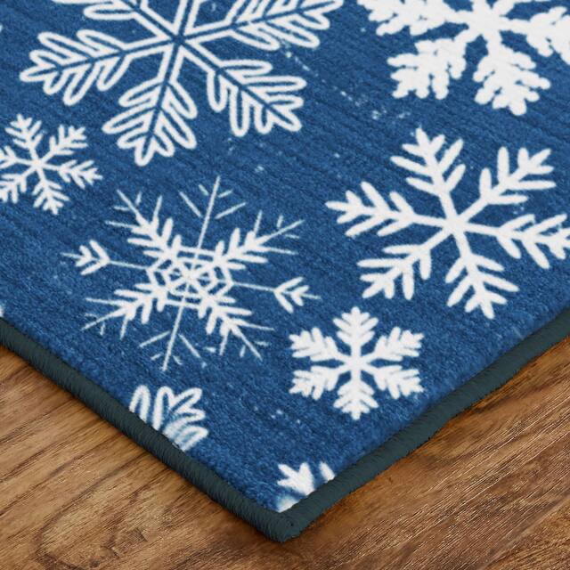 Mohawk Prismatic Snowflakes Area Rug