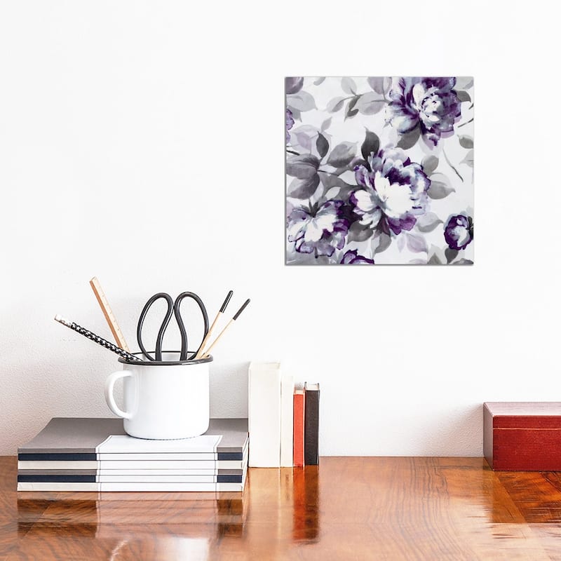 iCanvas "Scent Of Plum Roses II" by Wild Apple Portfolio Canvas Print - 12x12x0.75