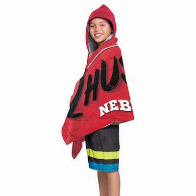 NCAA Nebraska Juvy Hooded Towel - 21x51