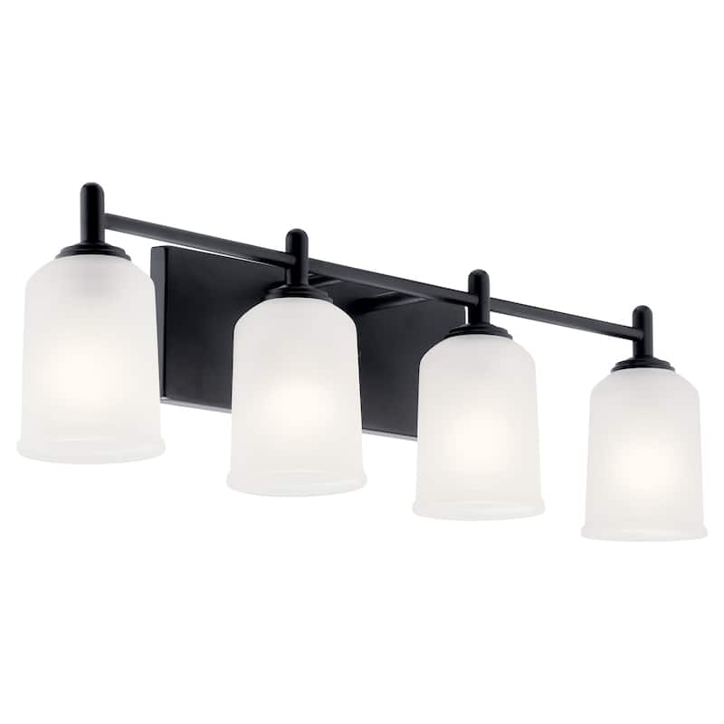Kichler Shailene 29.5" Wide 4 Light Bathroom Vanity Light - Black