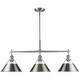 preview thumbnail 1 of 7, Golden Lighting 3306-LP PW Orwell 3 Light 36" Wide Linear Pendant