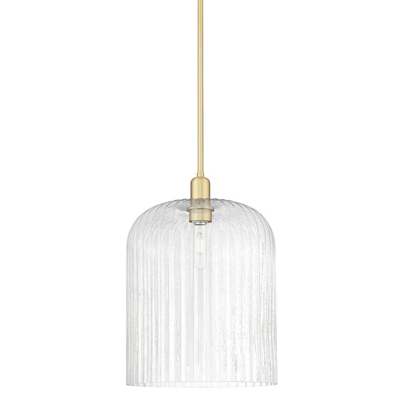 Innovations Lighting 716-1S-18-12 Bridal Veil Pendant Bridal Veil 12" - Satin Gold / Seedy