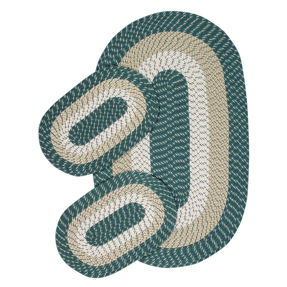 Country Braided Rugs set of 3Pc 24X72 & 20X30 & 20X30