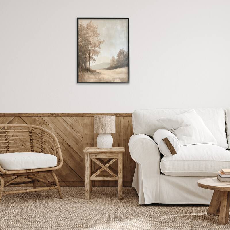 Stupell Country Nature in Winter Framed Giclee Art Design By Petal Prints Design