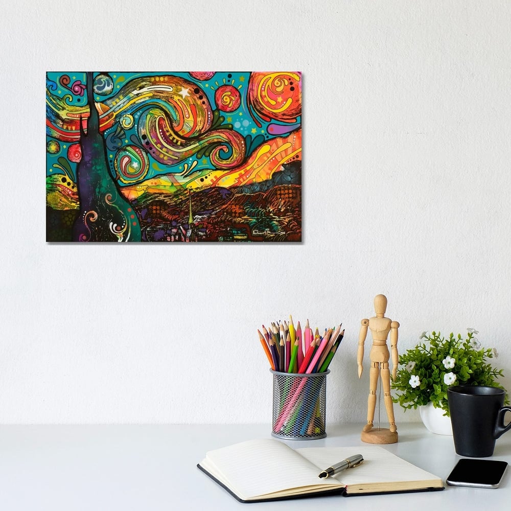 iCanvas "Starry Night" by Dean Russo Canvas Print