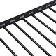 preview thumbnail 14 of 13, Black Twin over Twin Metal Bunk Bed with Safety Guardrails and Two Ladders