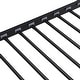 preview thumbnail 14 of 13, Elegant Twin Over Twin Bunk Bed, Metal Structure Bedframe with Safety Guardrails, 2 ladders and Space Saving Design, Black