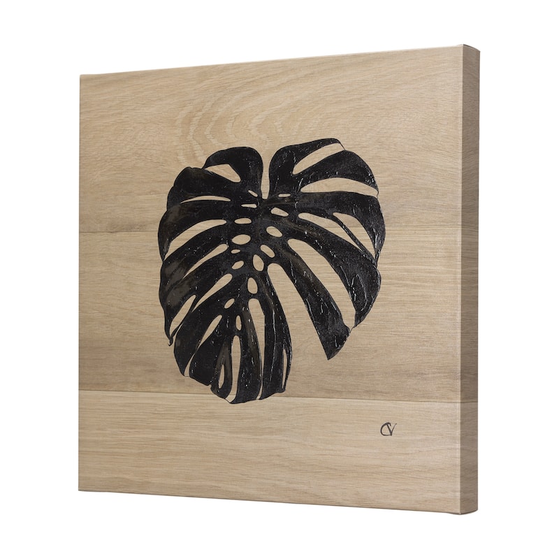 Tropical Leaf I (41 x 41) Canvas Art Print