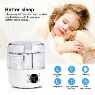 3L Humidifiers for Bedroom with Remote Control - M - Bed Bath & Beyond ...
