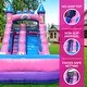preview thumbnail 5 of 3, Pogo Bounce House Crossover Kids Inflatable Water Slide, Pink Unicorn with Blower, 12 ft