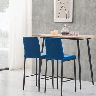 Bar Stool Velvet Stool Modern Bar Chair - Bed Bath & Beyond - 37846133