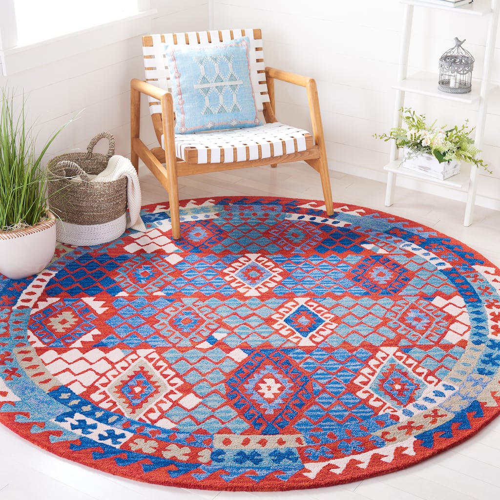 SAFAVIEH Handmade Aspen Jolies Boho Wool Rug