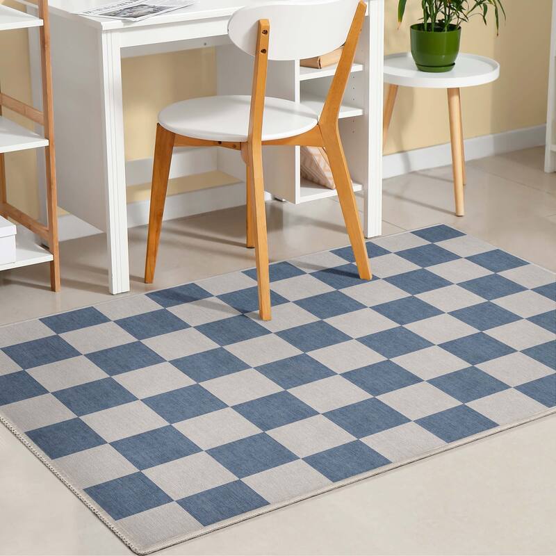 Well Woven Apollo Square Modern Geometric Flat-Weave Area Rug