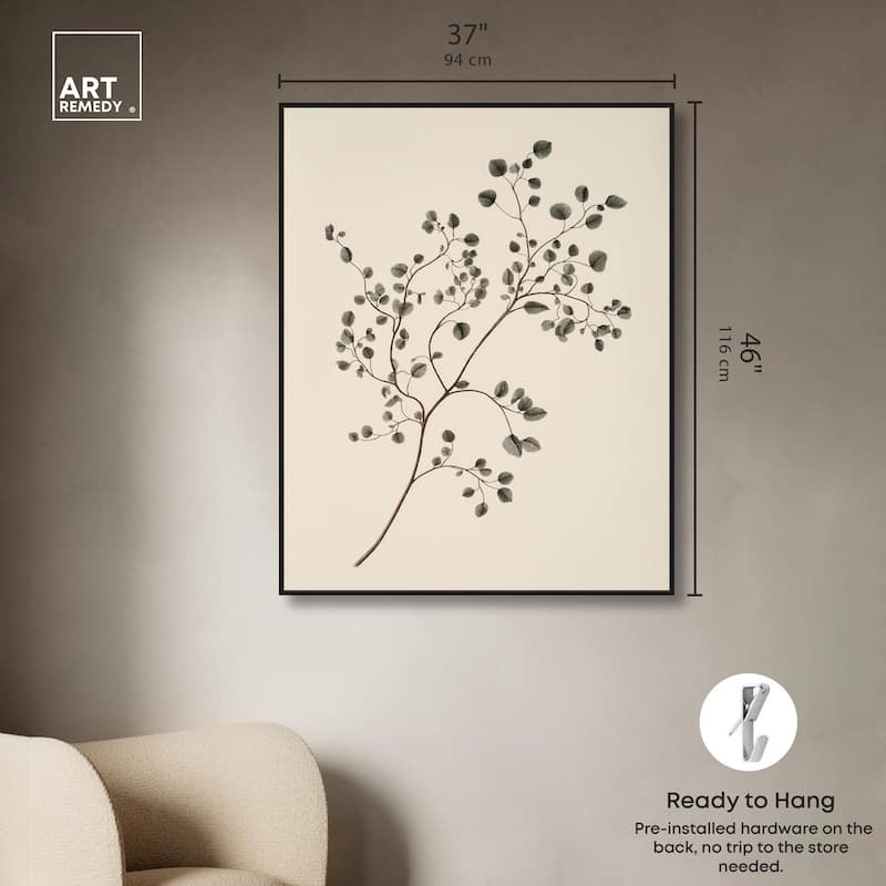 Bilberry Branch Canvas by Art Remedy
