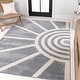 preview thumbnail 53 of 135, JONATHAN Y Dila Geometric Arch Scandi Striped Ivory/Cream Area Rug