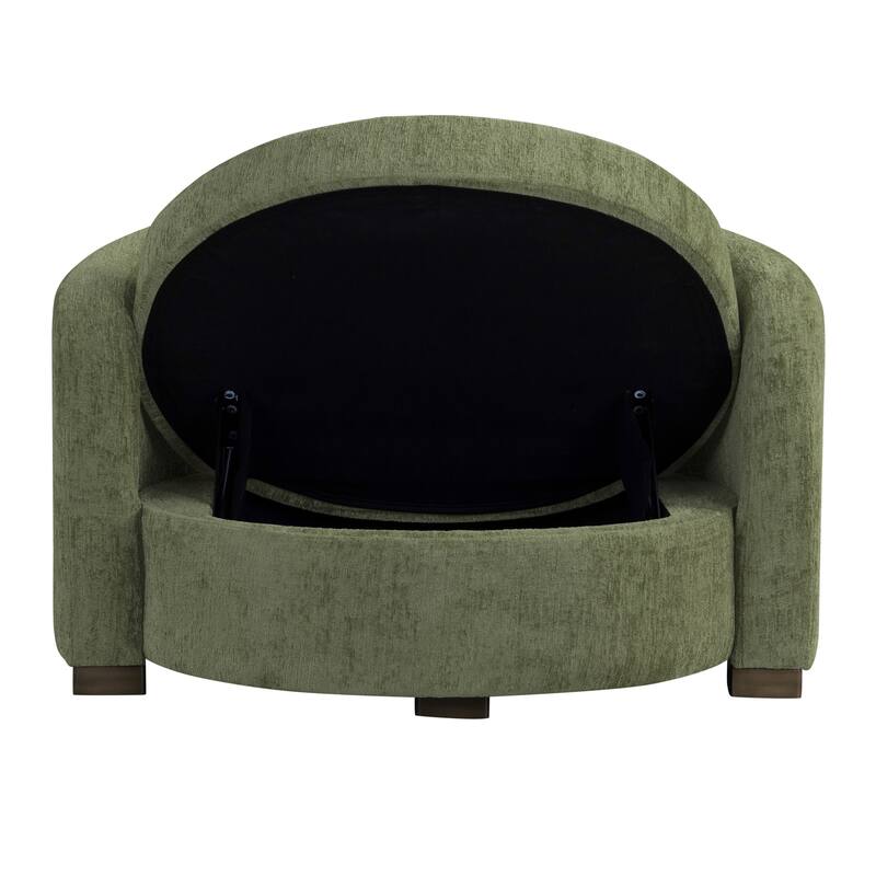 Studio Living Myers Large Accent Chair in Boucle Fabric
