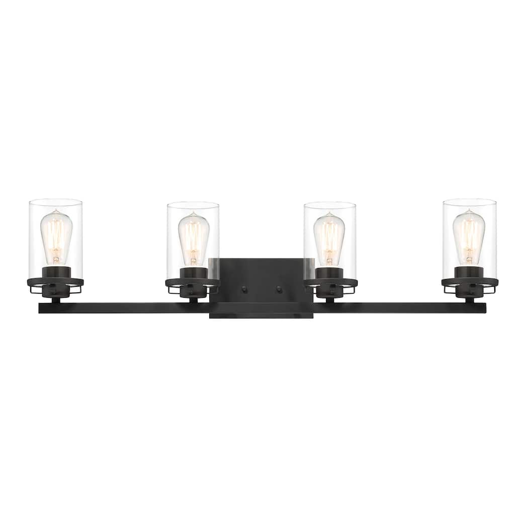 Designers Fountain Jedrek 4 Light 34" Wide Bathroom Vanity Light