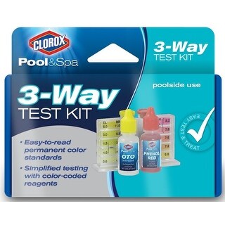 Shop Clorox 70000clx Pool Spa 3 Way Test Kit Free Shipping On