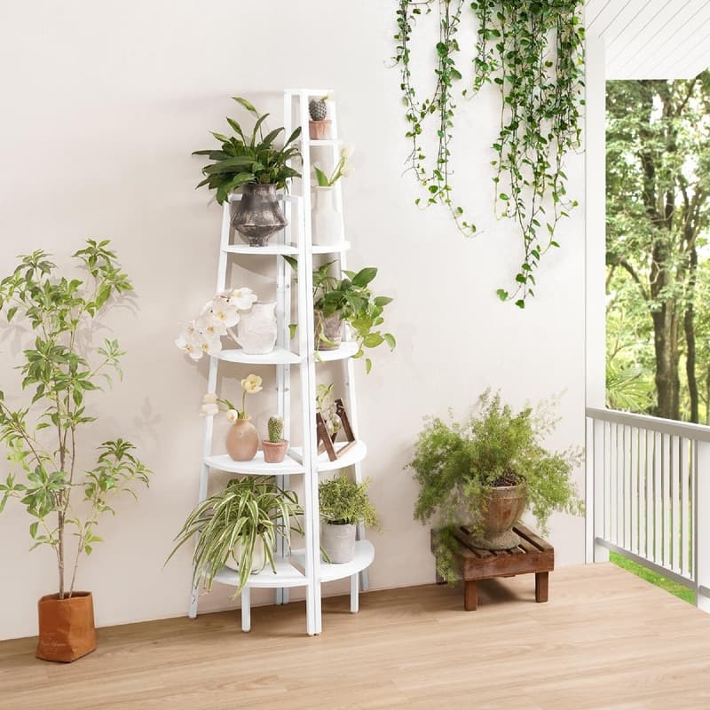 Corner Shelf - 17.4"D x 13W x 53.74"H