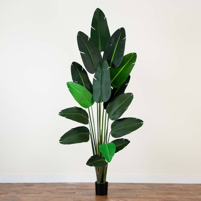 Tropical Travelers Palm Potted Tree - 9' - Green
