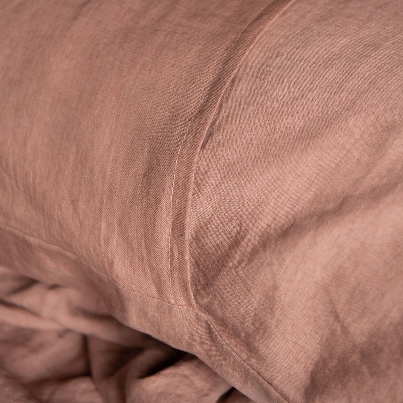 100% French Linen Duvet Cover & Sham Set by BOKSER HOME