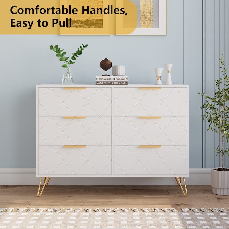 6 Drawer Dresser for Bedroom