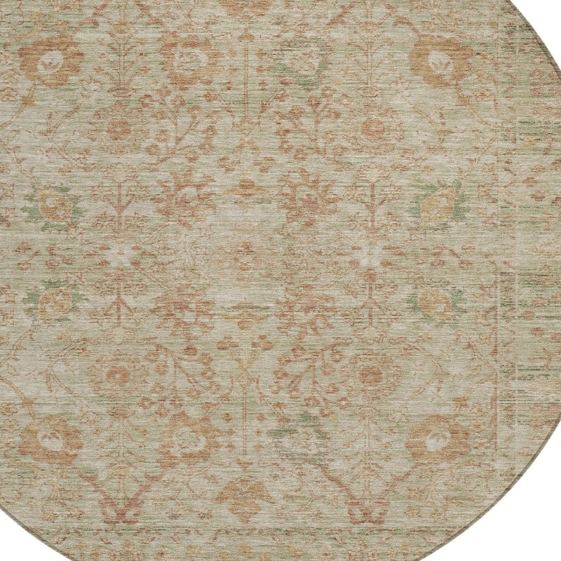 HomeRoots Oriental Traditional Rectangle Outdoor Rug