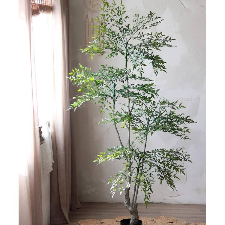 RusticReach Lifelike Nandina Indoor Tree