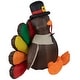 preview thumbnail 5 of 4, Inflatable Turkey Fall Harvest Outdoor Decoration - 6'