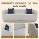 preview thumbnail 18 of 32, Mid Century Style Fabric Curved Sofa