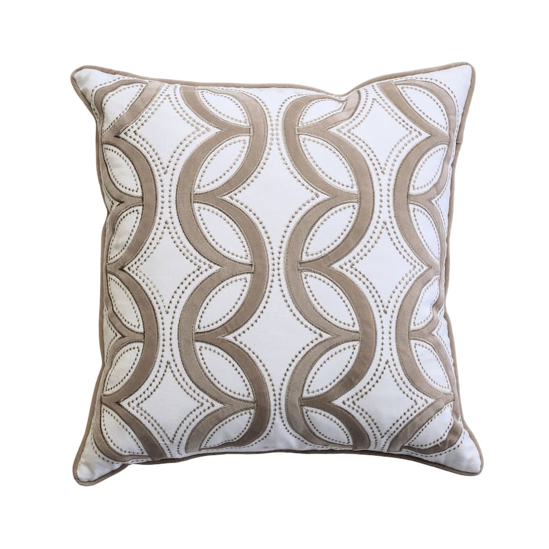 Nikka Contemporary Fabric Throw Pillows (Set of 2) by Furniture of America