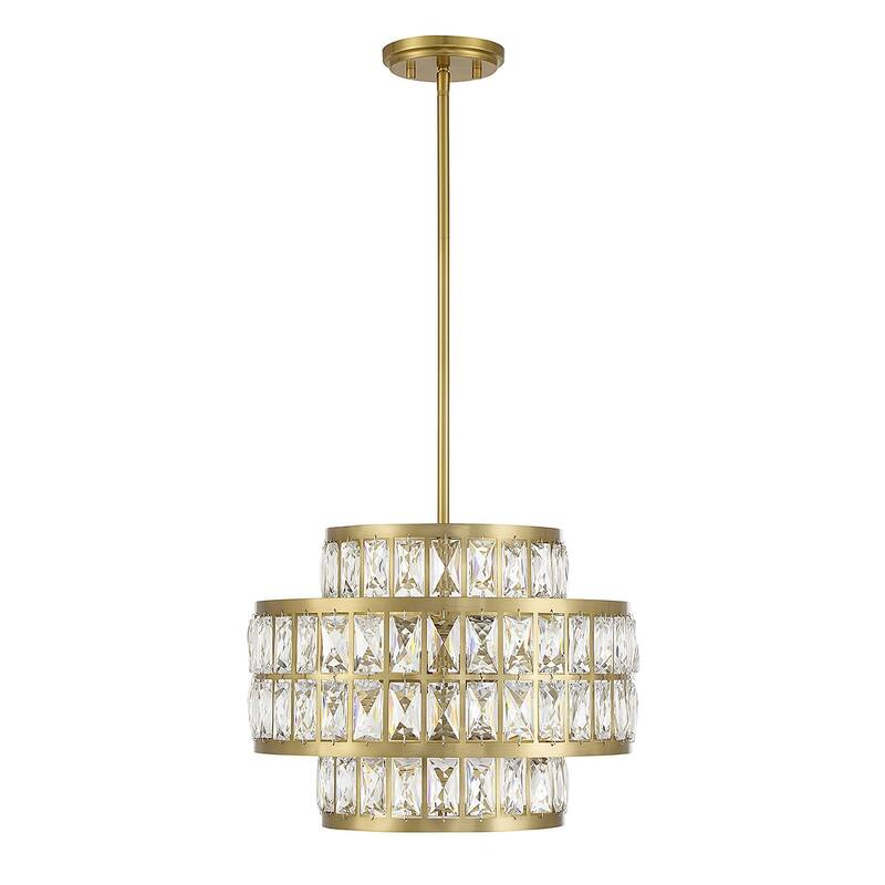 Savoy House 7-9044-3 Renzo 3 Light 16" Wide Crystal Pendant