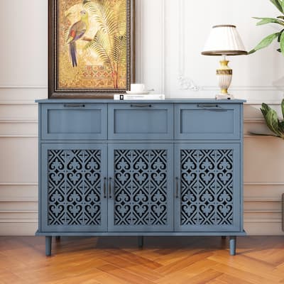 Three-Door Three-Drawer Cabinet