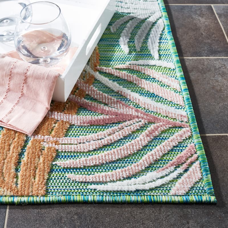 SAFAVIEH Cabana Tawnee Indoor/ Outdoor Waterproof Transitional Rug