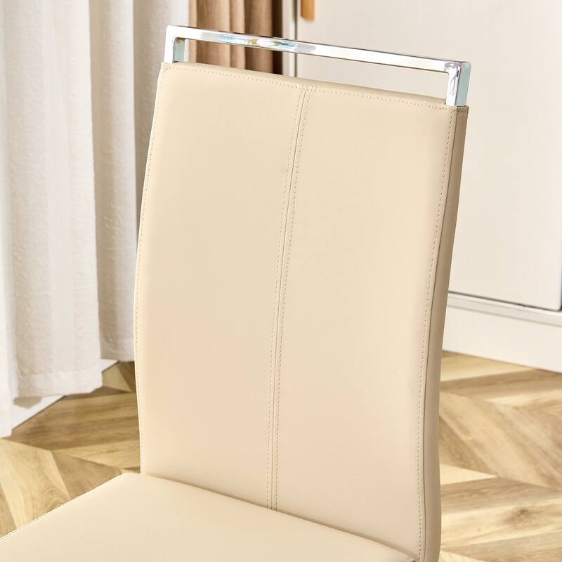 PU Faux Leather Dining Chairs Side Chair