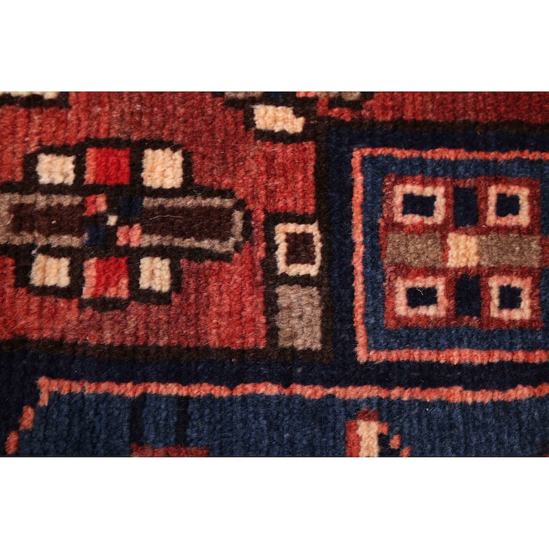 ECARPETGALLERY Hand-knotted Andelz Dark Red Wool Rug - 5'7 x 10'3